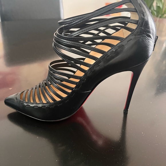 Christian Louboutin Gortik 100 leather heels - Picture 4 of 8